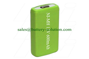 High Capacity 1.2V 600mHA Prismatic Ni-MH Battery