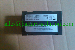 Replacement Li-ion Sokkia BDC58 battery for Sokkia SET 500,SET600,SET 10,SET 10K,SET 30R,SET 30RK series Total Stations