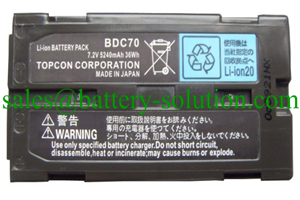 Replacement Li-ion Sokkia BDC70 battery for Sokkia ES.CX & SET-X series Total Stations