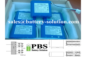 China Li-ion custom battery packs for medical patient monitors